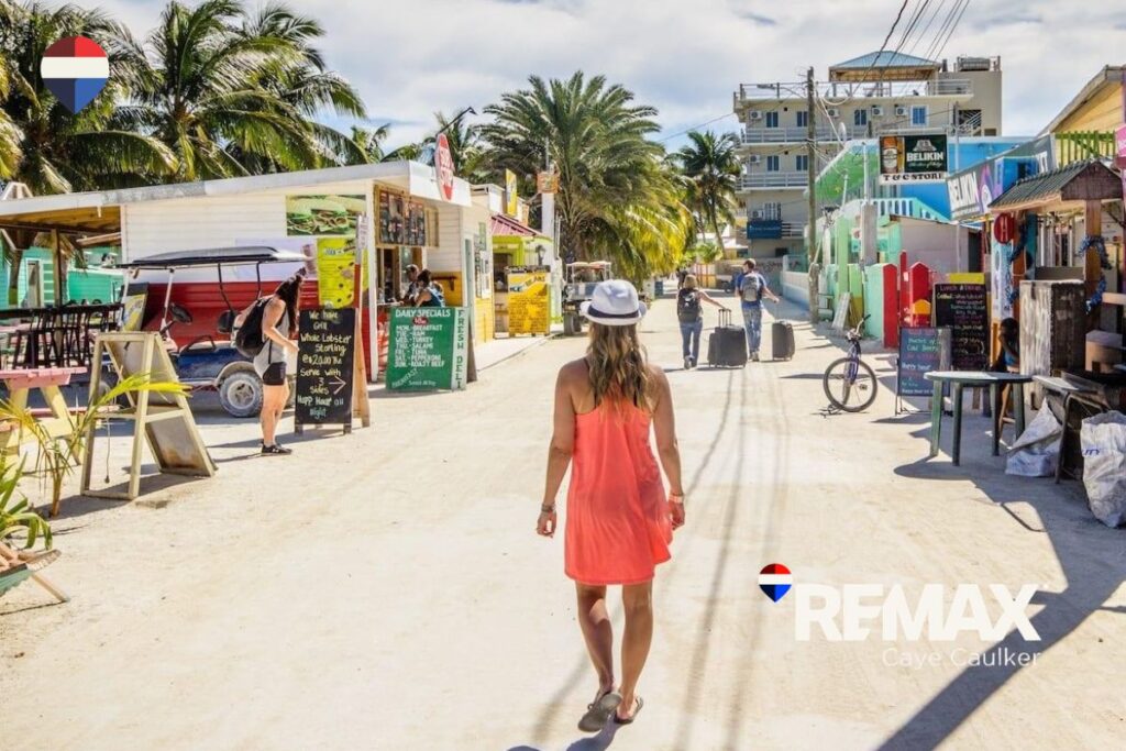 Street on Caye Caulker