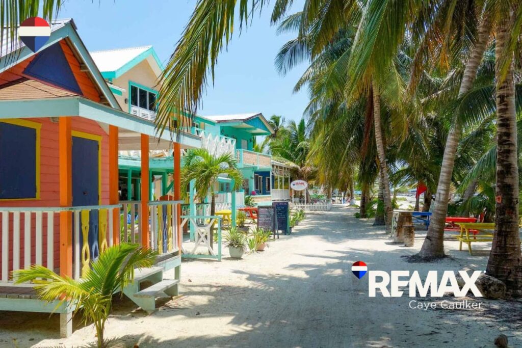 Beach Road on Caye Caulker