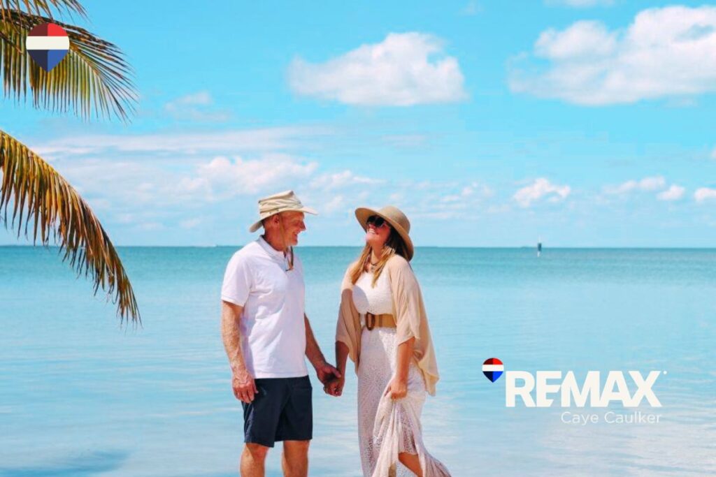 Retired Couple on the Beach